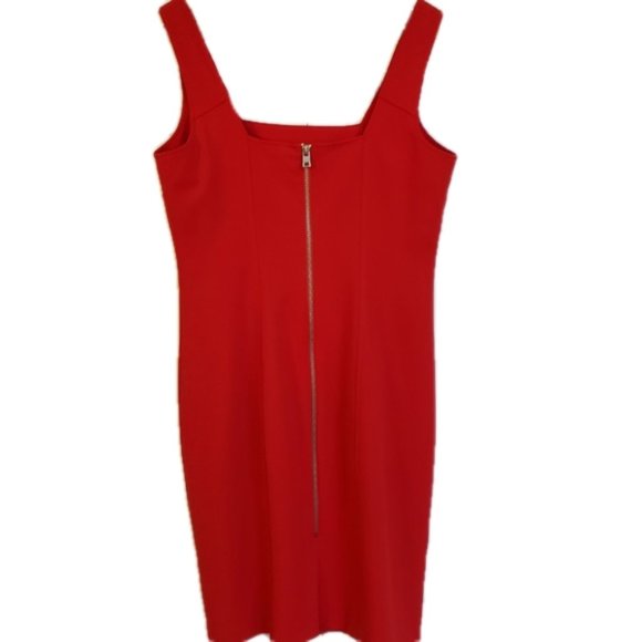MARC NEW YORK Red Classic Midi Dress Sz M - Picture 4 of 4